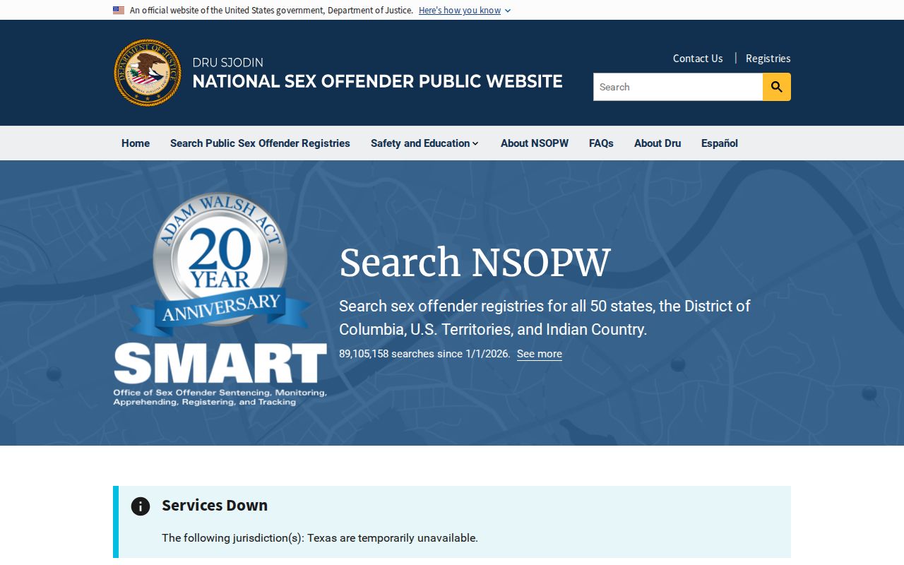 National cross-state search for a Mecklenburg County sex offender lookup